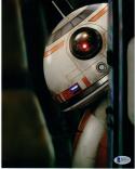 Ben Schwartz signed 8x10 photo Beckett BAS Star Wars Force Awakens BB-8 Parks & Rec