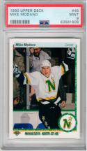 1990-91 Upper Deck #46 Mike Modano RC Rookie Minnesota North Stars PSA 9