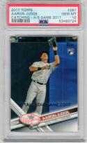 2017 Topps All-Star Game Edition #287 Aaron Judge Rookie Card RC PSA 10