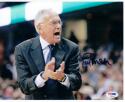 Larry Brown HOF Coach signed 8x10 photo PSA/DNA Kansas Pistons Knicks auto