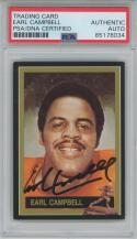 1991 Heisman Collection I #43 Earl Campbell signed Texas Longhorns PSA/DNA auto