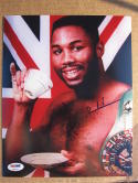 Lennox Lewis signed 8x10 photo Boxing Heavyweight Champion PSA/DNA auto